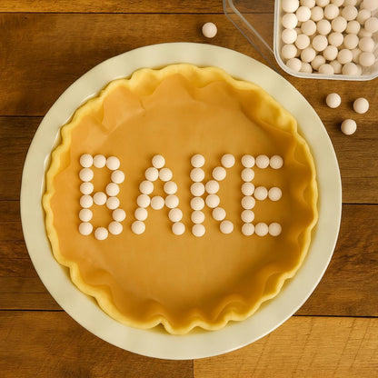 Mrs. Anderson's Baking Pie Weights, Natural Ceramic Stoneware Beads for Blind Baking, Heat-Safe, Food-Safe, Easy to Use, Prevents Shrinking, Puffing