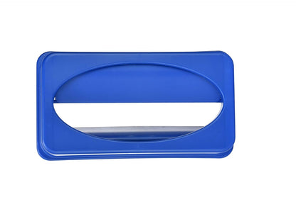 Alpine 23 Gallon Slim Trash/Recycling BIN Swing LID Blue