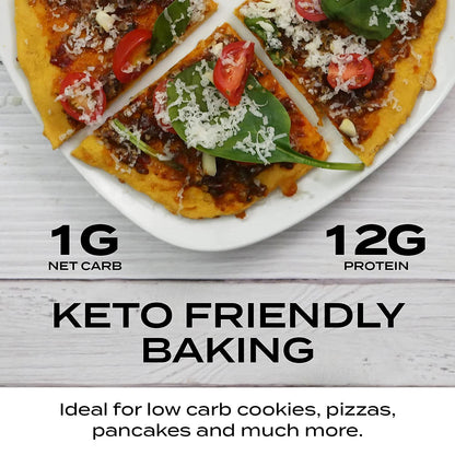 Aviate Lupini FLOUR - Keto & Vegan Friendly Superfood - Non-GMO - Gluten Free - Lupin Flour Keto - High Protein, Low Calorie & Low Carb - Rich in Dietary Fiber and Minerals - 100% Lupin Beans - 16 Ounces (Pack of 1)