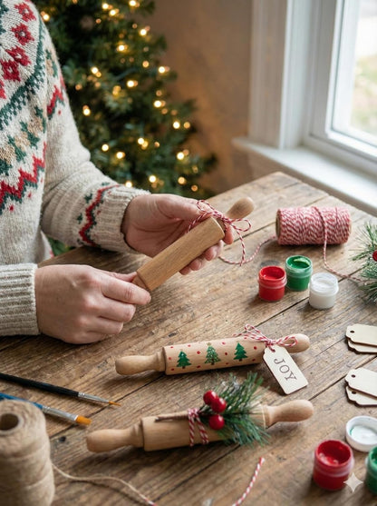 Kids Mini Rolling Pins 8 Inch, 6 Pack