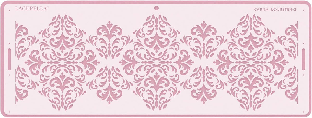 Long Border Cake Stencil, 4" x 12.75" (CARNA)