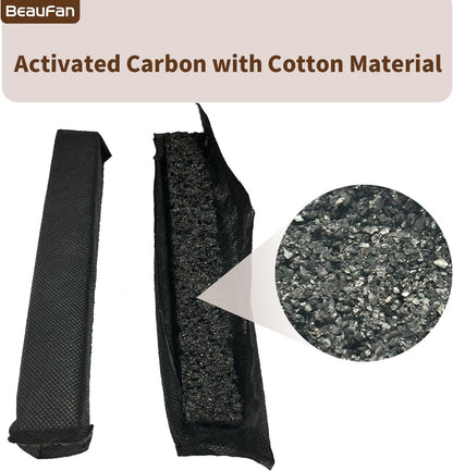 4 Pack Active Airclean Filter 7236280 Replacement for Miele Refrigerator, Odor Eliminator, Odour-Absorbing Active AirClean Filter for Refrigerator