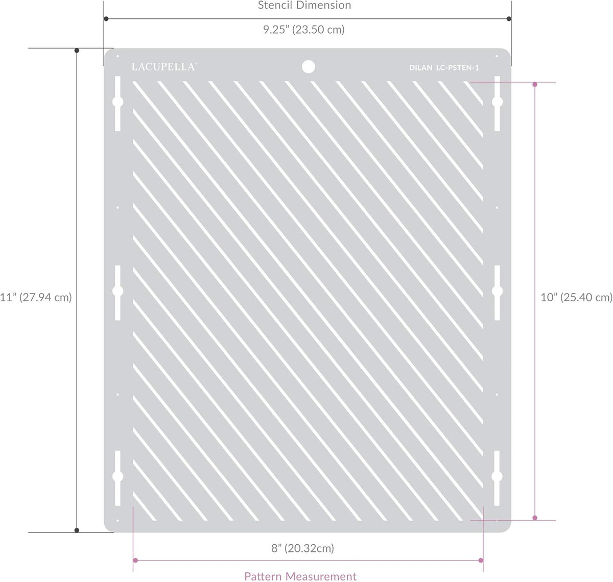 Large Cake and Baking Decorating Stencil (TORCHON)