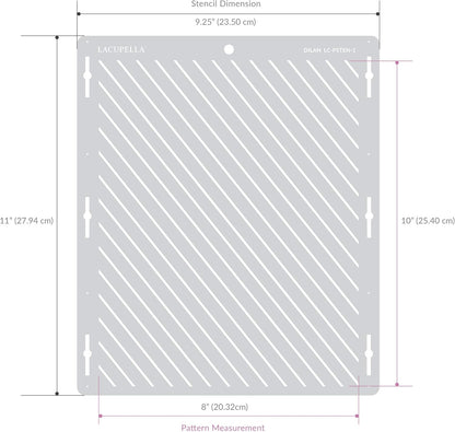 Large Cake and Baking Decorating Stencil (TORCHON)