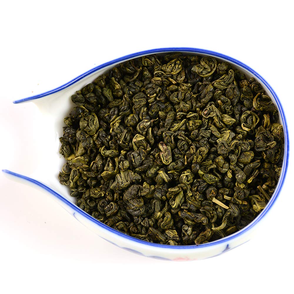 Tian HU Shan Premium Tea Loose Leaf Tin box (Green tea, 8 Ounce