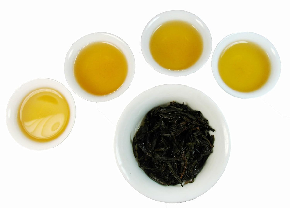 Organic Wuyi Oolong Tea Water Sprite Tea, Dark oxidized Oolong tea with smoky and deep introductory notes – 4 Oz Bag