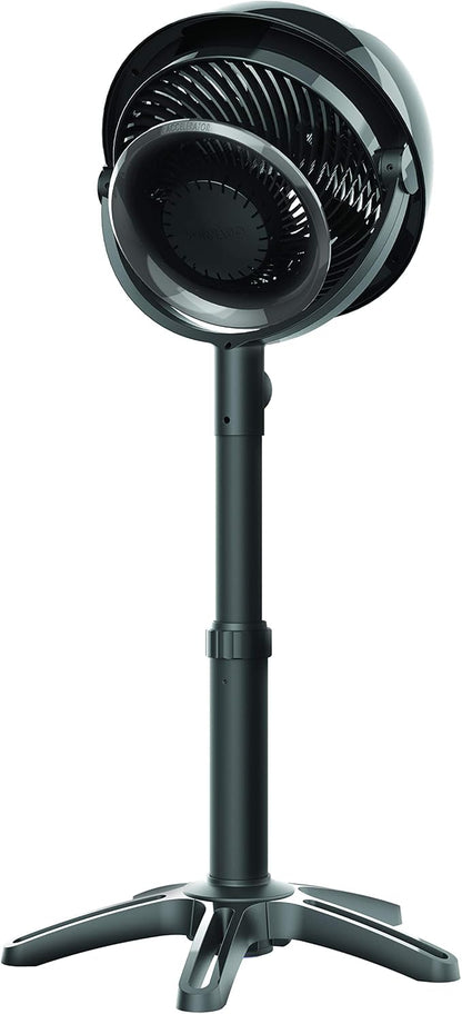 Vornado 7803 Large Pedestal Whole Room Air Circulator, Fan with Adjustable Height, 33-40 in, 3 Speed Settings, Removable Grill for Cleaning, Black Standing Floor Fan for Bedroom
