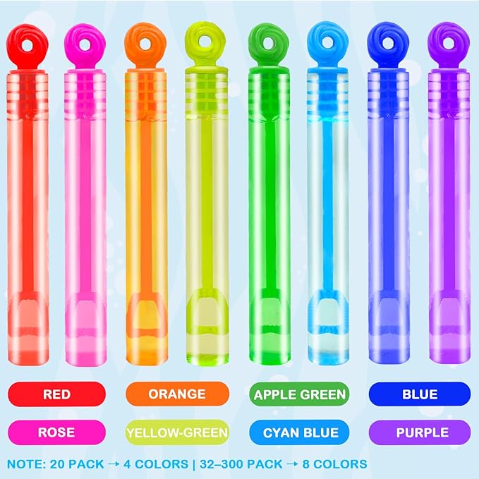 Mini Small Bubbles Wands Toys Gifts Bulk for Kids 64 Pack-Bubble Party Favors Supplies for Toddlers, Bulk Non Candy Treats Goodie Prize for Graduation 250th Anniversary Parade Throws Giveaways Handout