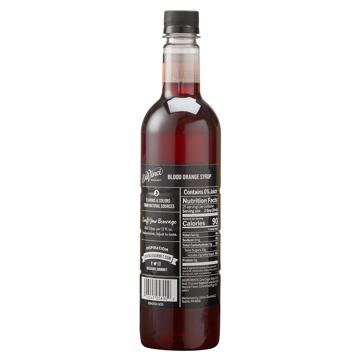 DaVinci Gourmet Blood Orange Syrup, 25.4 Fluid Ounces