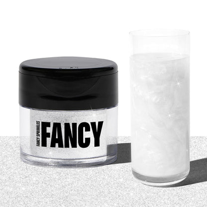Fancy Sprinkles Diamond White Premium Edible Glitter, 100% Edible Glitter for Sparkling Food & Drinks No Taste or Texture (4gm)
