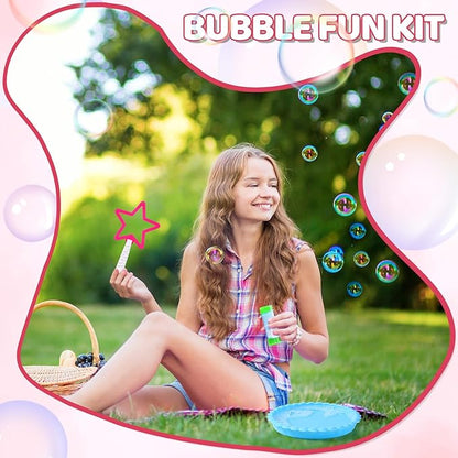 WinnerWhy 30 Pcs Big Bubble Wands Set Most Ages Summer Outdoor Birthday Parties, Without Bubble Solution (Bunny)