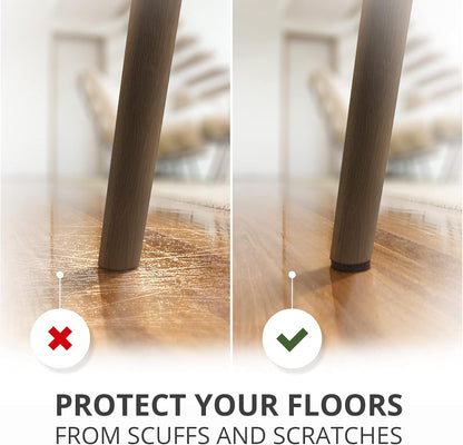 Felt Furniture Pads X-PROTECTOR 235 PCS Premium Furniture Pads - Felt Pads Furniture Feet Best Wood Floor Protectors - Protect Your Hardwood & Laminate Flooring!