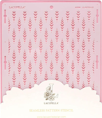 Cake Decorating Stencil for Tall Buttercream Cake, Royal Icing, Ganache, Paint, Airbrush (ARRO)