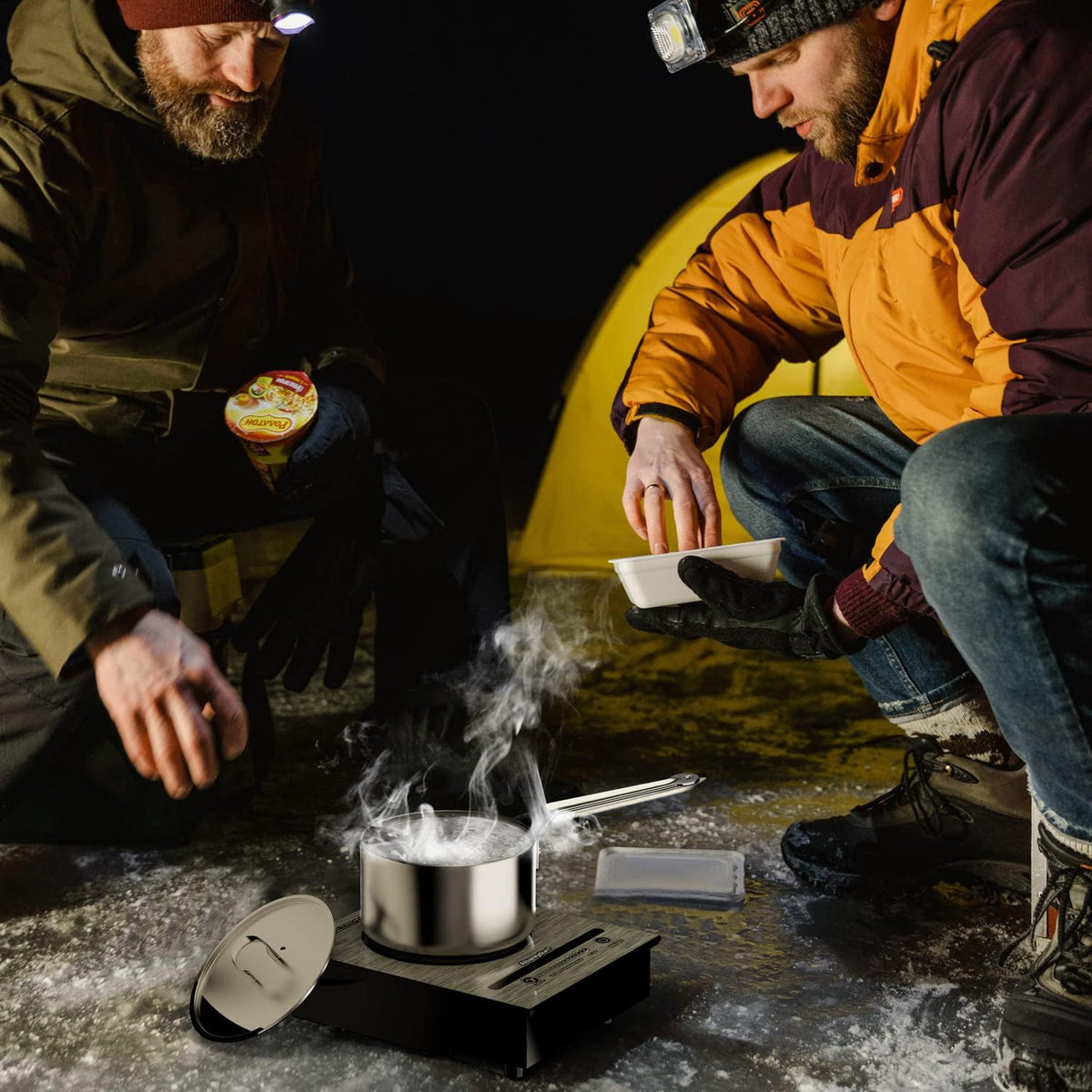 Mini Induction Cooktop, 500W /110V Mini Electric Countertop Burners Portable Small Induction Hot Plate