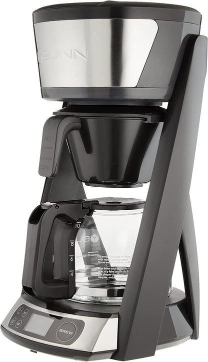 Bunn Heat N Brew Coffee Maker, 10-cup, Stainless Steel