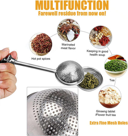 2pack Tea Ball, tea infuser for loose leaf tea, tea strainers for loose tea, stainless steel tea strainer, loose leaf tea steeper, easy clean