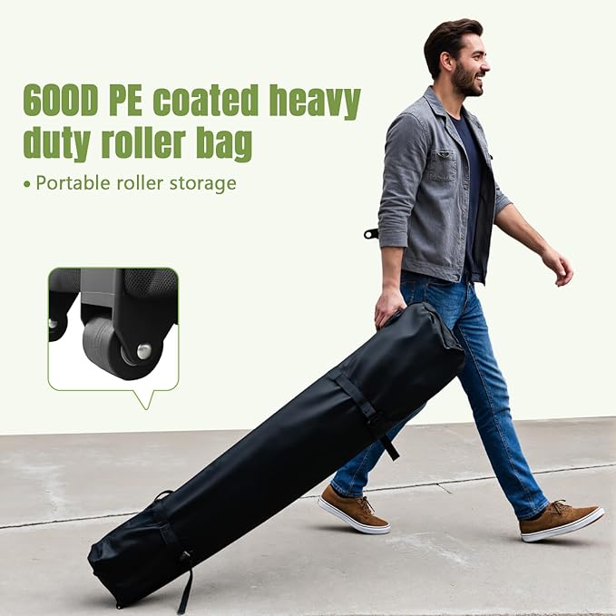 10x10 Heavy Duty Pop Up Canopy with 4 Sidewalls, 550D Commercial Easy Up Canopy Tent, Waterproof Outdoor Party Event Tent with Roller Bag, Grey