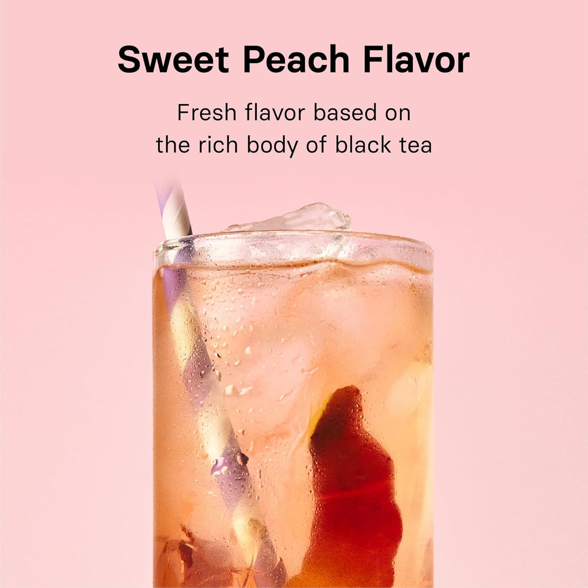 Osulloc Sunset Peach Cold Brew Tea, Sweet peach flavored iced tea, Hydration Tea Packets (20ea, 1.76oz)