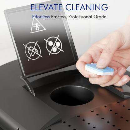 Jura Compatible Descaling Tablets (9-Pack) - Powerful Limescale & Calcium Remover for Coffee Machines, Prevents Clogs