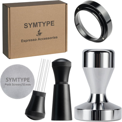 51mm Tamper Espresso Accessories Kit: Espresso Tamper Set, Tamper for Espresso Machine Coffee Tamper Espresso Tools Barista Tools