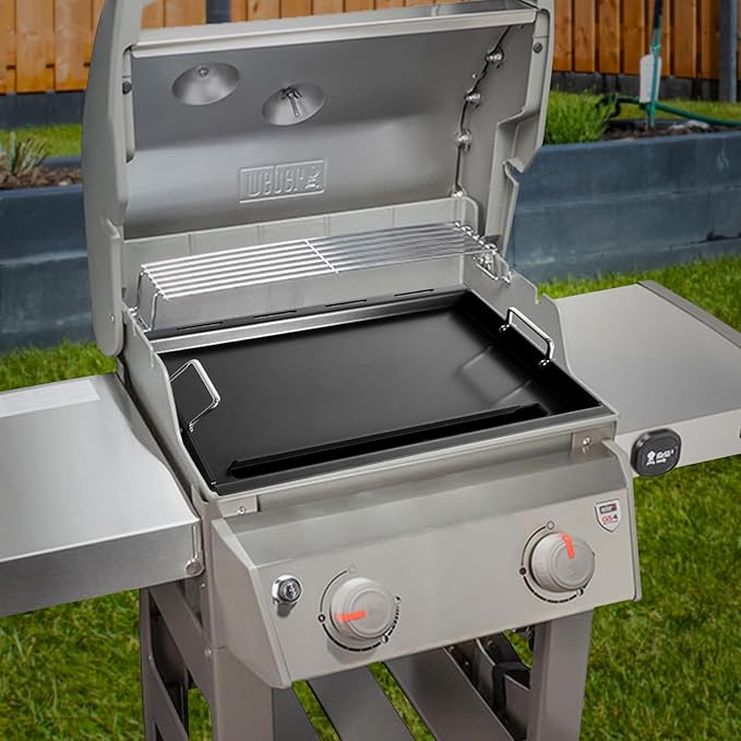 Full-Size Griddle Inserts for Weber Spirit I & II 200 Series, Nonstick Flat Top Griddle for Spirit E-210 E-220 S-210 S-220 Spirit II E-210 S-210 E-220 S-220, Griddle Replacement for Weber 7637