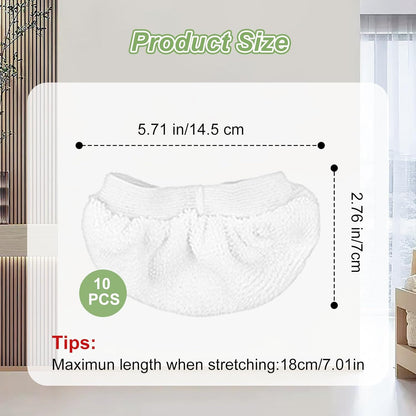 10Pack Microfiber Cloths for Handheld Steam Cleaner Compatible with Bissell Steam Shot, Comforday, PurSteam, Wagner Spraytech, Universal Washable Steam Cleaner Accessories