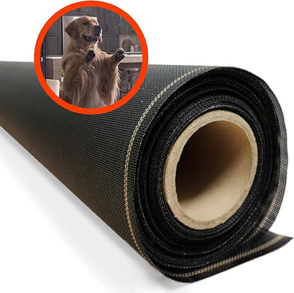 Pet & Weather Resistant Insect Screen - 17/14 Super Screen (84 in x 25 ft) - Mesh Screen for Patio Porch Pool Cage & Lanai - Replacement Screen Roll, Black - Dog & Cat Proof Screens for Windows