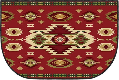 Demissle Cabin Fireplace Hearth Rug Fireplace Mats Cabin Southwestern Fireproof Rug Fire Resistant Mat for Wood Stove Floor for Kitchen Indoor Outdoor(27 x 48 Inch,Kawaii)