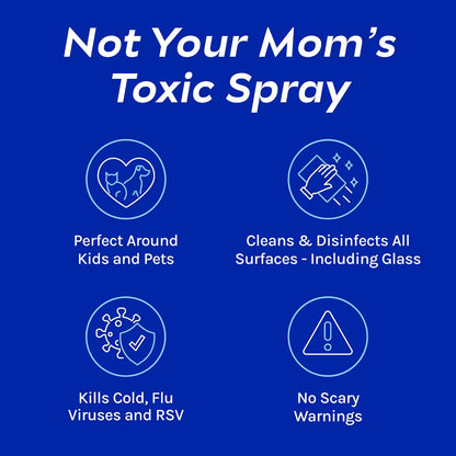 CleanBoss Botanical Disinfectant - Multi-Surface Cleaner - 128 oz - Kills 99.9% of Germs + Cold & Flu Viruses - Fresh Thyme Scent - No Rinse on Food Contact Surfaces - Pet Friendly