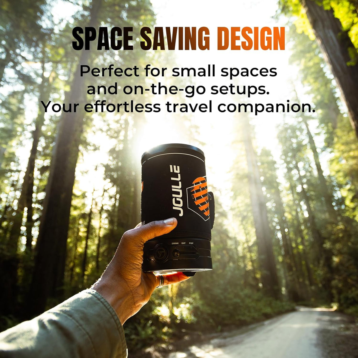 Electric Kettle, Portable Water Boiler for Coffee & Tea, 304 Stainless Steel Mini Tea Kettle, 500W Fast Boiling Water with Auto Shut-Off, Camping & Travel Essentials
