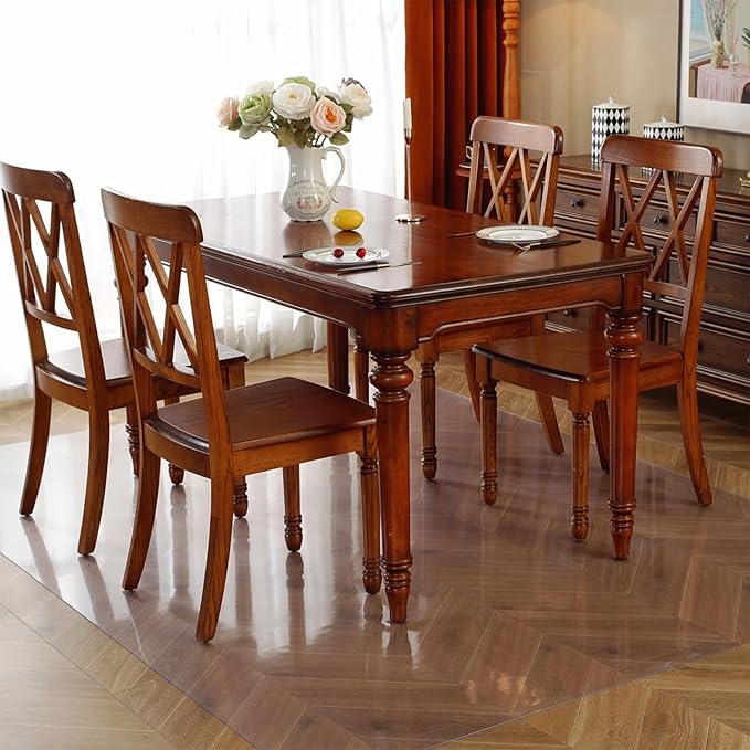 Frosted Clear Table Protector 48 x 72 Inch, 2mm Thick Plastic Table Cover, Waterproof PVC Clear Table Cover Protector, Desk Protector Mat, Writing Desk Pad for Desktop, Coffee & Dining Room Table