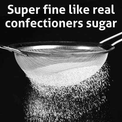 Wholesome Yum Powdered Allulose Sweetener - Natural Powdered Sugar Substitute - Keto, Non GMO, Zero Carb, 0 Calorie, Sugar Free, No Aftertaste Tummy Friendly - Confectioners Sugar Replacement (1 lb)
