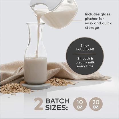 ChefWave Milkmade Dairy Alternative Vegan Nut Milk Maker Machine Almond Milk Soy Milk Oat Milk Cashew Milk Coconut Milk Macadamia Milk, No Soaking
