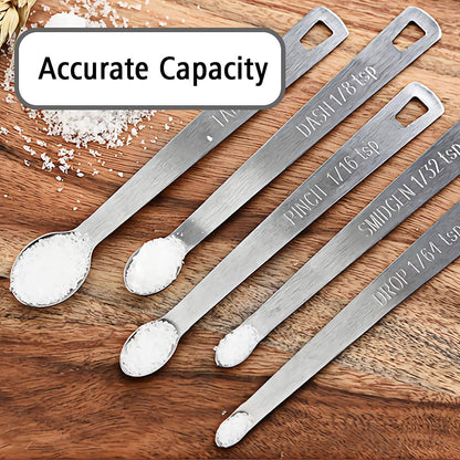 1PCS 1/32 Teaspoon(1/32tsp, 0.16ml, Smidgen) Single Tiny Measuring Spoon, Small Individual Stainless Steel Measure Spoons Only