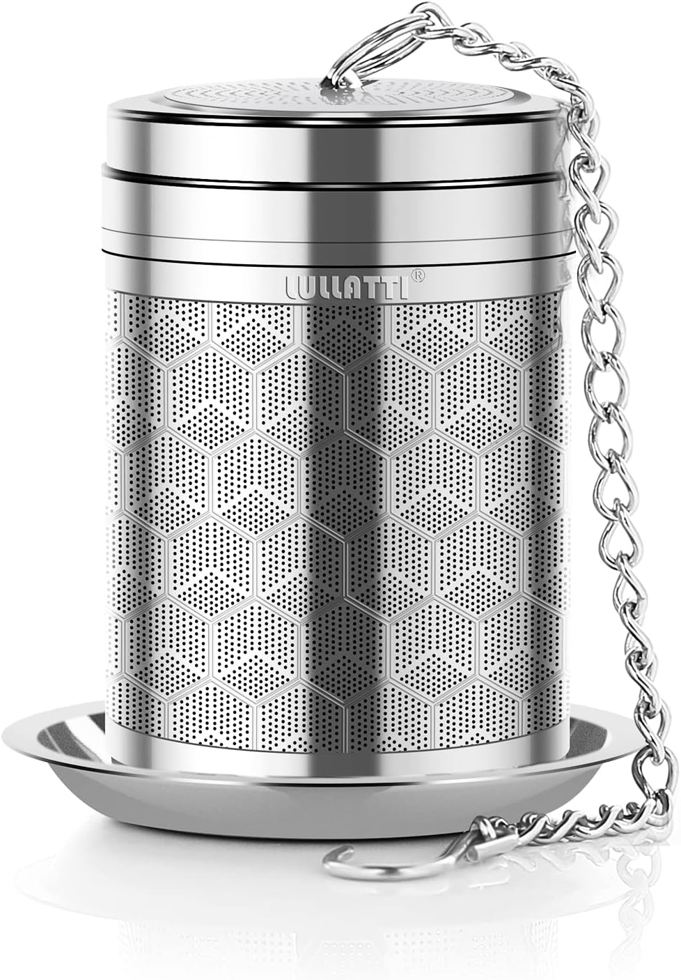 Large Tea Infuser for Loose Tea(1 Pack), 304 Stainless Steel Tea Ball Strainer, Extra Fine Mesh Tea Steeper for Brewing All Kind of Tea