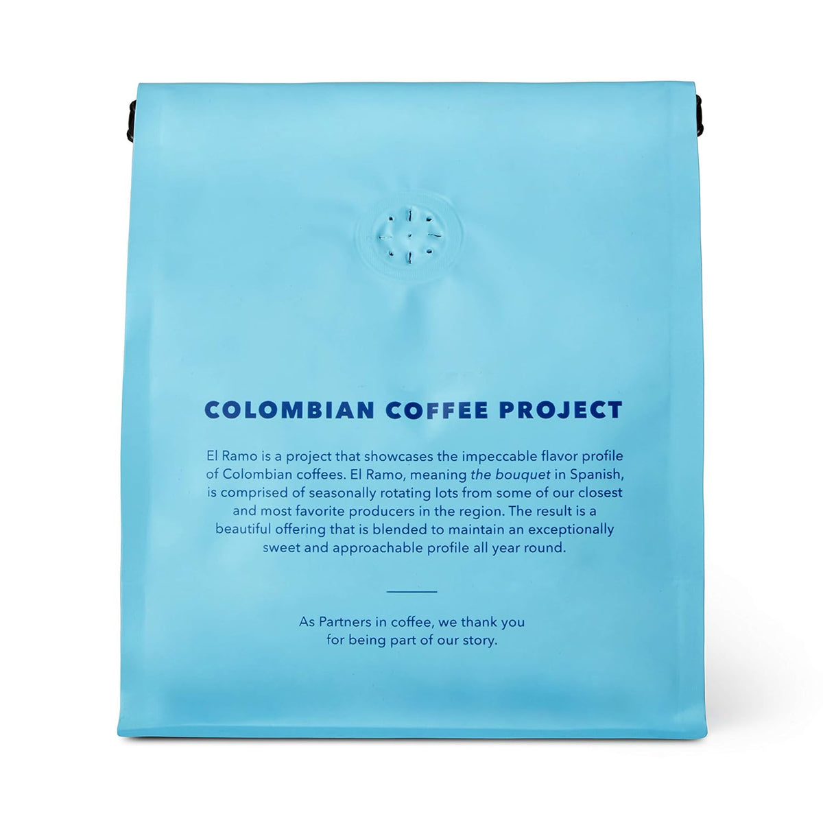 Partners Coffee, Colombia - El Ramo, Whole Bean Coffee, 12 Ounce - Medium-Light