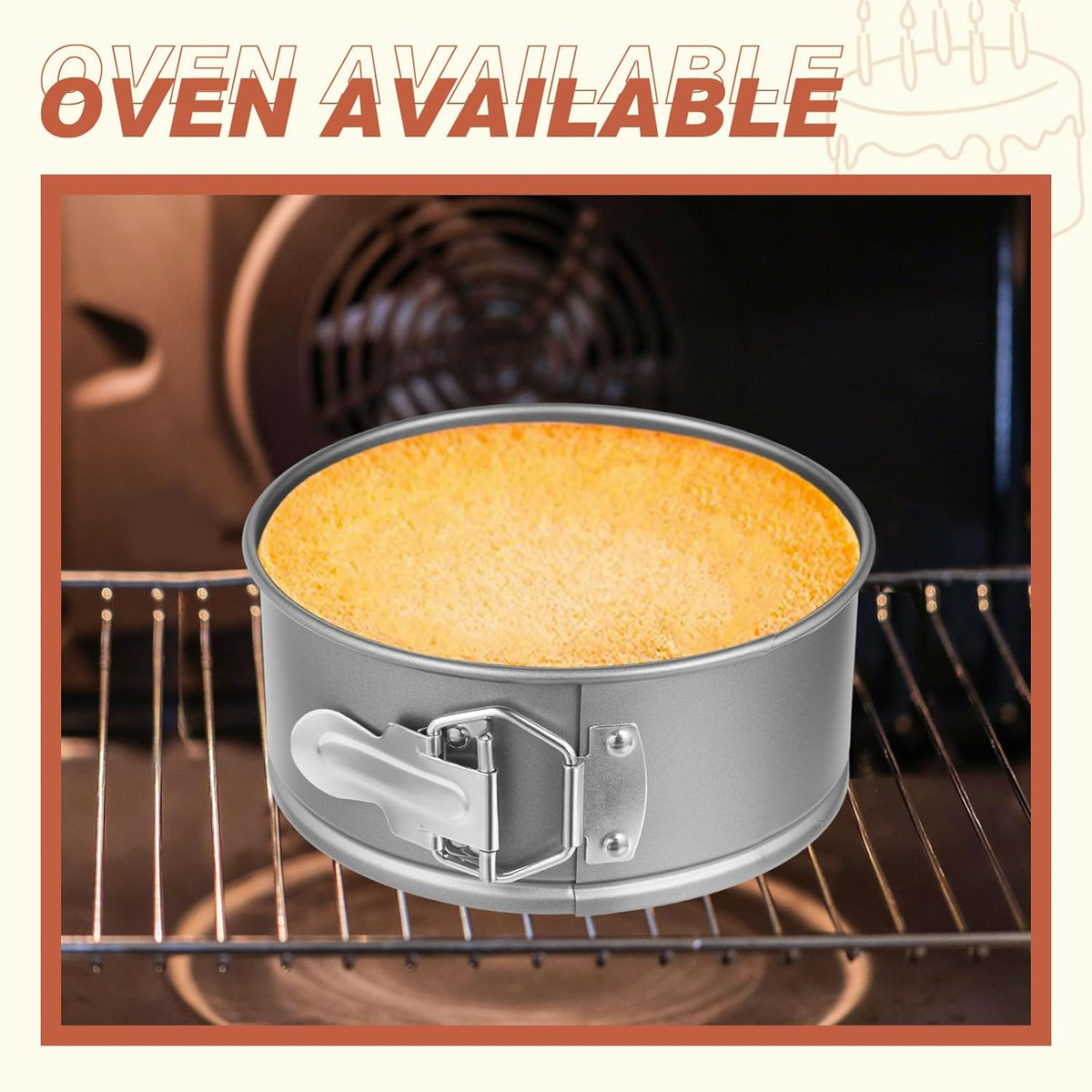 4 Pcs 4 Inch Non Stick Springform Pan with Removable Bottom Carbon Steel Round Springform Cheesecake Pan with Stainless Steel Spring Buckles for