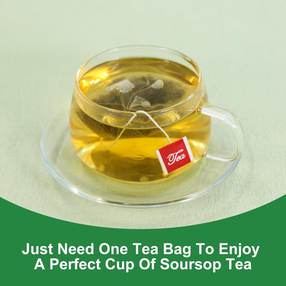 Tearelae - Soursop Leaves Tea - 1.5g x 50 Count - 100% Pure Soursop Graviola Leaves Tea Bag - Country of Origin Thailand