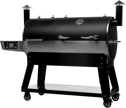 recteq DualFire 1200 Wood Pellet Smoker Grill, Wi-Fi Electric Pellet Grills, Dual Chambers for Hot and Fast + Low and Slow Cooking