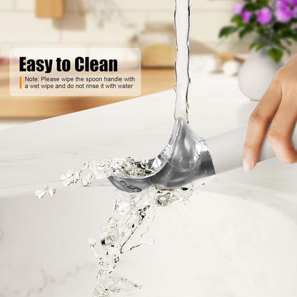 Heated Ice Cream Scoop – Electric Scooper for Hard Ice Cream and Desserts, Handheld Heating Up to 158°F, Rechargeable with LED Display, Easy to Clean, Ideal Summer Gift