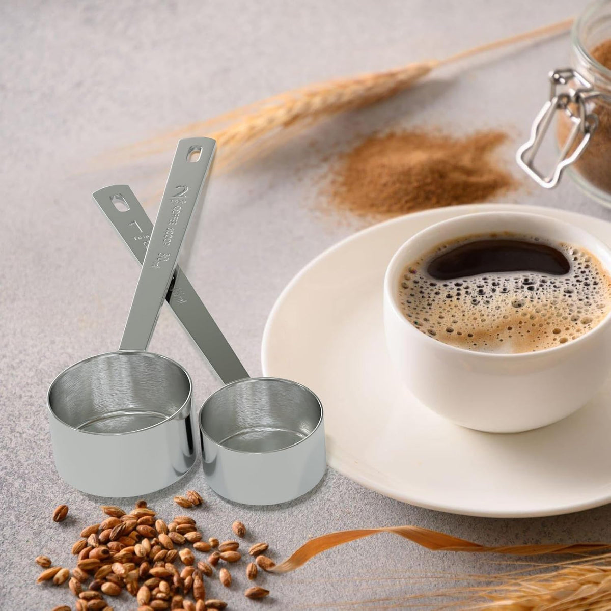 1PCS Long Handle Coffee Scoop, 1Tbsp(15ml) Measuring Spoon