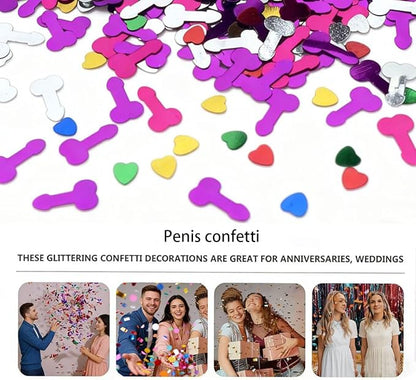 1 Pack Colorful Glitter BACHELORETTE Party Confetti Favor Sprinkle Table Decoration for Cannon Celebration Wedding Engagement Supplies Y8 Set Q47