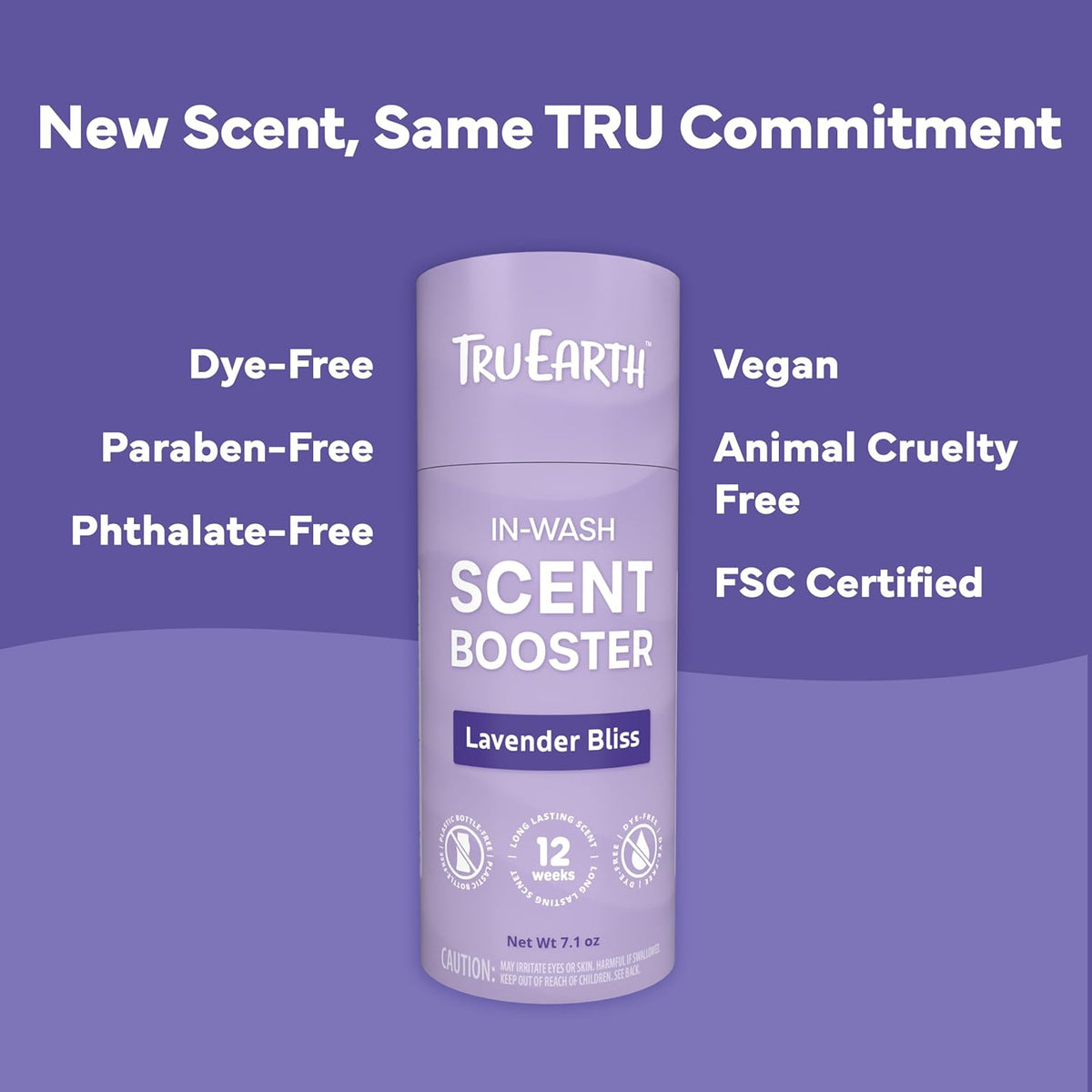 Tru Earth | Scent Booster | Lavender Bliss | Odor Protection | 7.1oz