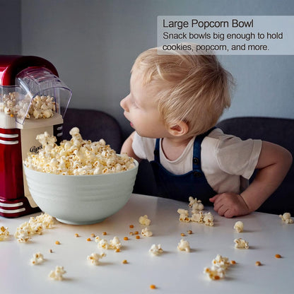 【6 Pcs】Unbreakable Mixing Bowls Unbreakable Salad Bowls, 68 Ounces Microwave and Dishwasher Safe BPA-Free Serving Bowls for Cereal,Salad,Soup,Ramen