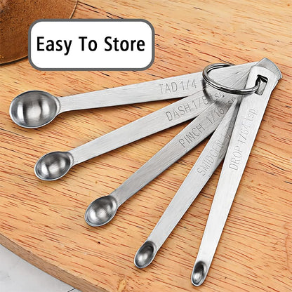 1PCS 1/32 Teaspoon(1/32tsp, 0.16ml, Smidgen) Single Tiny Measuring Spoon, Small Individual Stainless Steel Measure Spoons Only