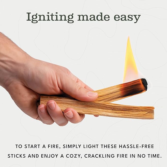 Superior Trading Premium Fatwood Firewood Sticks, Natural Kindling for Fireplaces, Wood Stoves, and Winter Camping Fire Starter, 40 lbs