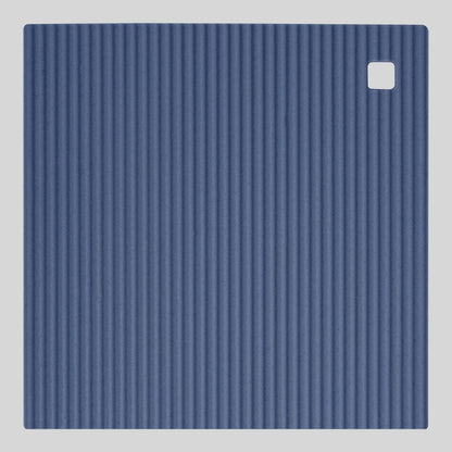 2 Pack 7'' x 7'' Trivets for Hot Dishes, Hot Pads for Kitchen, Silicone Trivets for Hot Pots and Pans, Hot Plates to Protect Table, Heat Resistant Silicone Trivet Grey (Blue, 7"x7")