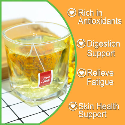 Tearelae - Premium Calendula Flowers Tea Bags - 1.5g x 40 Count - Natural Calendula Tea Cut & Sifted - Non-GMO - Caffeine-free