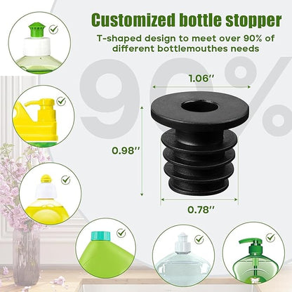 Samodra Sink Soap Dispenser and Extension Tube Kit, ABS Pump Head Bronzed Built in Design with 39” Extension Tube to Soap Bottle, No More Messy Refills(No Bottle) Chrome