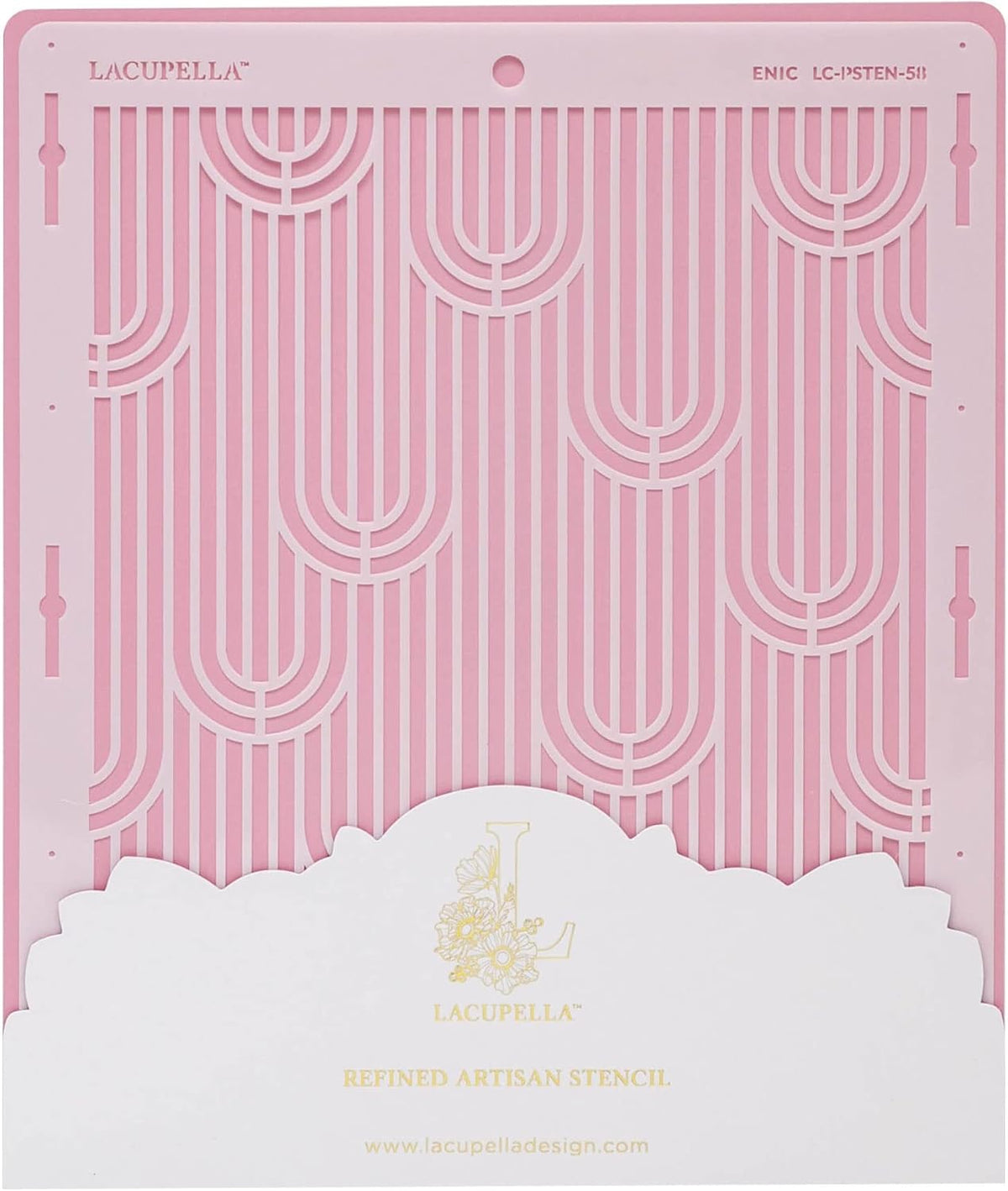 Large Cake Decorating Stencil (Enic) Art Deco Pattern